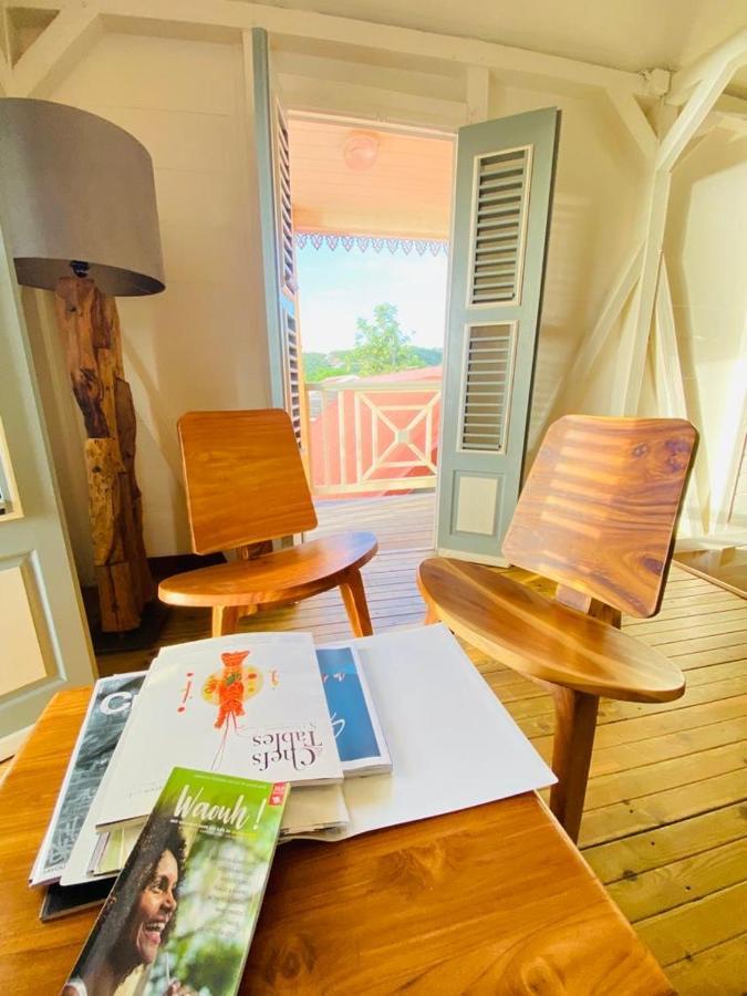 Habitation Baliache - Maison Creole Avec Jardin Privatif, Plage A 200M Деше Экстерьер фото