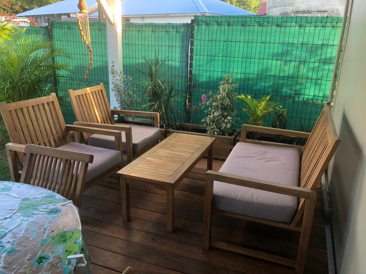Habitation Baliache - Maison Creole Avec Jardin Privatif, Plage A 200M Деше Экстерьер фото